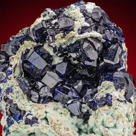 Azurite -Tsumeb Mine (Tsumcorp Mine) | Tsumeb | Otjikoto Region | Namibia